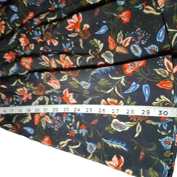 Zara Embroidered Collar Print Dress xxs - Picture 14 of 16